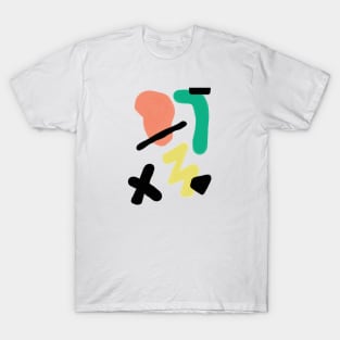 Memphis Jammin - Retro Shapes Art T-Shirt